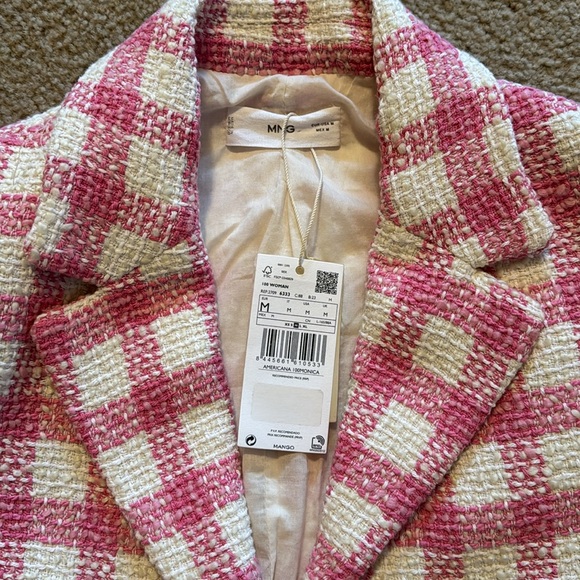 NWT Mango Crop Twead Jacket - Picture 8 of 9